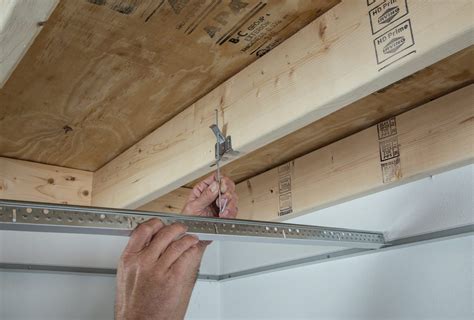 mounting box in ceiling tile 